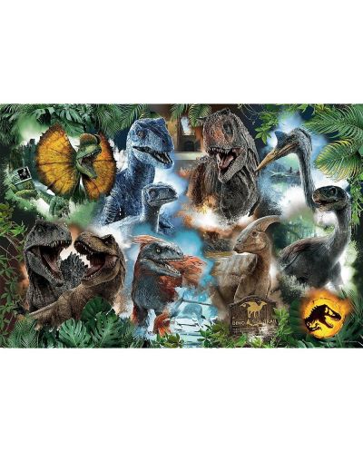 Puzzle Trefl din 300 de piese - Dinozaurii preferați - 2