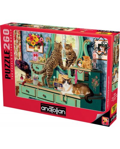 Puzzle Anatolian din 260 piese - Toaletă pentru pisici - 1