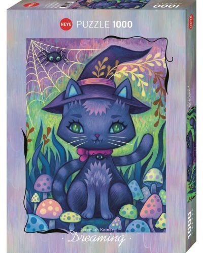 Puzzle Heye de 1000 de piese - Visul pisicii vrăjitoare - 1