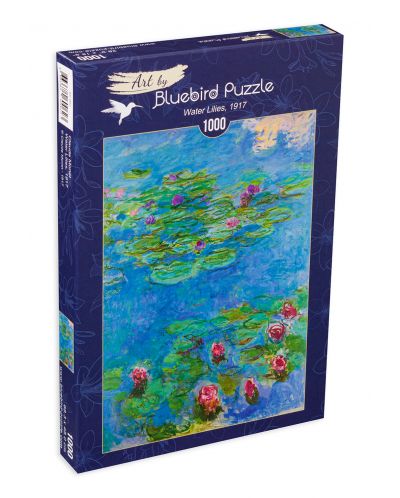 Puzzle  Bluebird de 1000 piese - Water Lilies, 1917 - 1