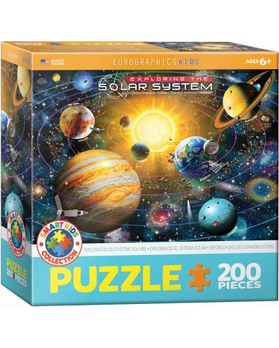 Puzzle Eurographics de 200 piese - Sistemul solar - 1