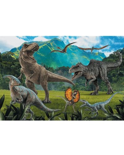 Puzzle Trefl din 100 de piese - Parcul Jurassic - 2