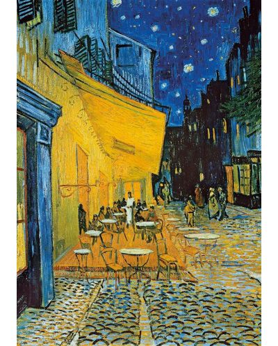 Puzzle Educa din 2 x 1000 de piese - Vincent van Gogh, Sunflowers and Café Terrace at Night - 2