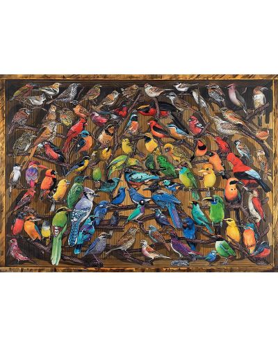 Puzzle Ravensburger cu 1000 de piese - Păsările lumii - 2