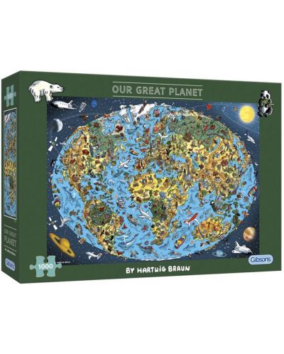 Gibsons 1000 Piece Puzzle - Planeta noastră fabuloasă - 1