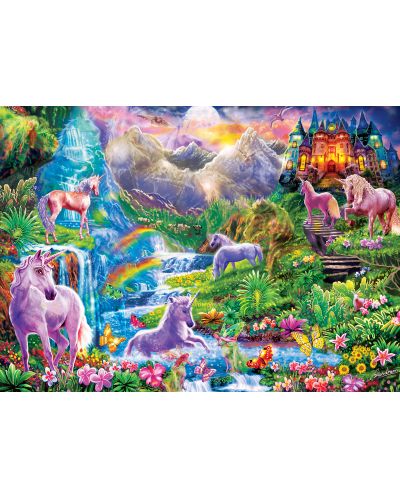  Puzzle Master Pieces de 500 piese- Unicorns retreat - 2