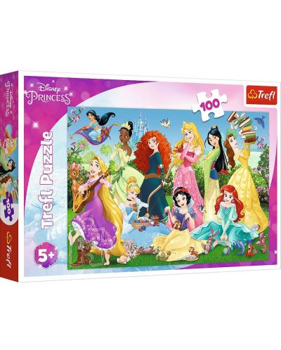 Puzzle Trefl de 100 piese - Disney Princess - 1