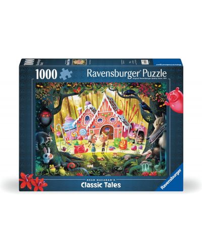 Puzzle Ravensburger 1000 de piese - Hansel și Gretel - Ferește-te! - 1