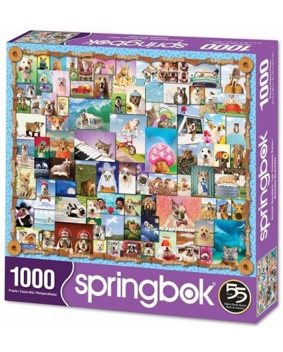 Puzzle Springbok de 1000 piese - Animal Quackers - 1