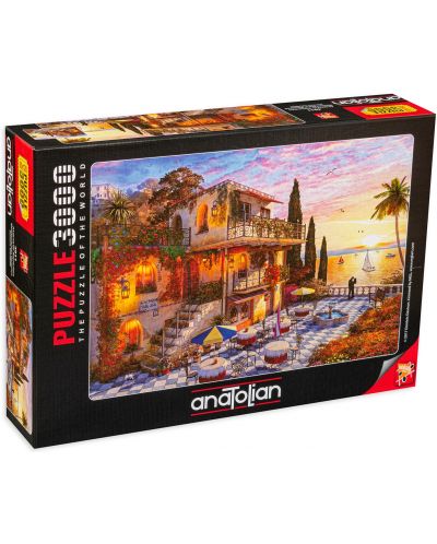 Puzzle Anatolian de 3000 piese - Romantism mediteranean, Dominic Davison - 1