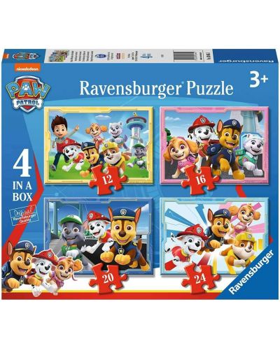 Puzzle de 24 de piese Ravensburger 4 în 1 - Pes Patrul - 1