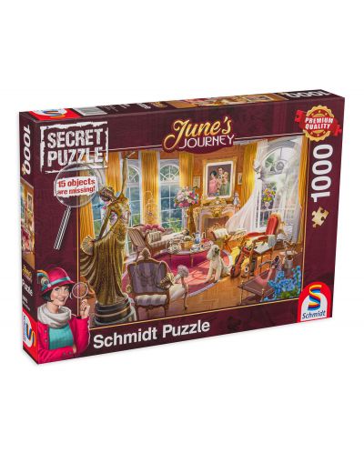 Puzzle-ghicitoare Schmidt din 1000 de piese -În camera de zi - 1