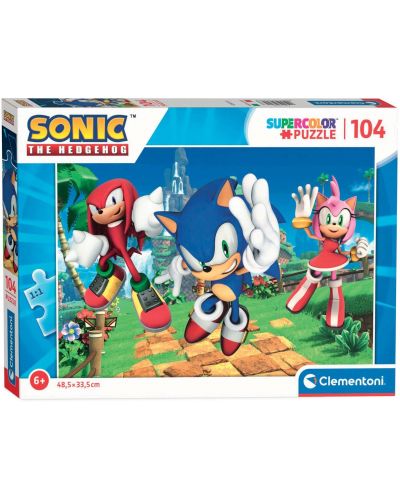 Puzzle Clementoni 104 piese - Sonic 2 - 1