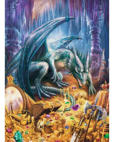 Puzzle Ravensburger de 100 XXL piese - Dragon's Treasure - 2
