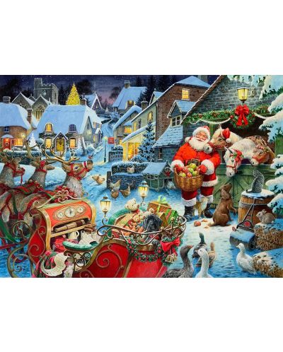 Puzzle Ravensburger 1000 de piese - Crăciun "Aproape gata"  - 2