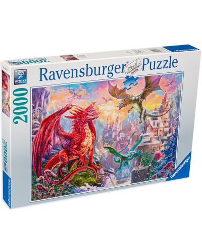 Puzzle Ravensburger 2000 de piese - Dragon - 1