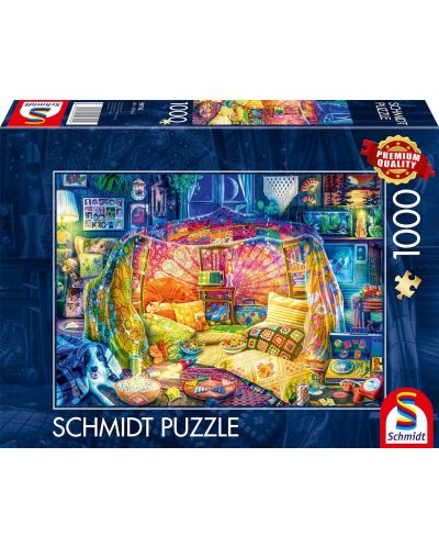 Puzzle Schmidt de 1000 de piese - O vizuină confortabilă - 1