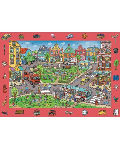 100 de piese Trefl Puzzle - Spy Guy: Orașul  - 2