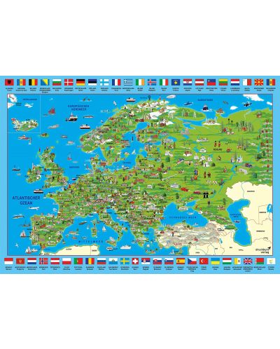Puzzle Schmidt de 500 piese - Discover Europe - 2