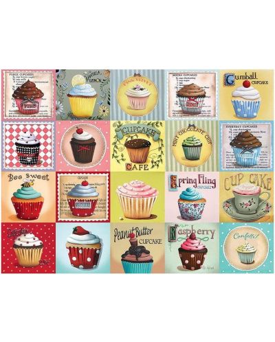Puzzle Cobble Hill din 275 XXL piese - Cupcake Cafe - 2