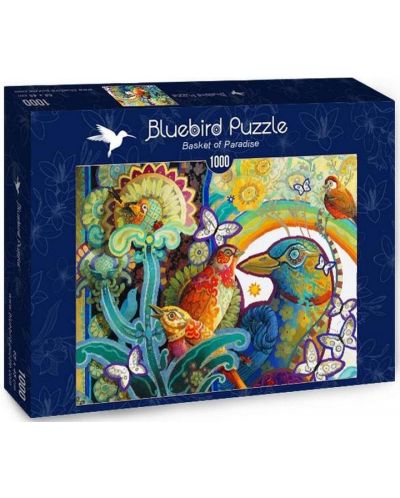 Puzzle Bluebird de 1000 piese - Basket of Paradise - 1