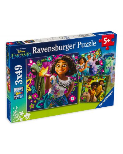 Puzzle Ravensburger din 3 x 49 de piese - Encanto Disney - 1