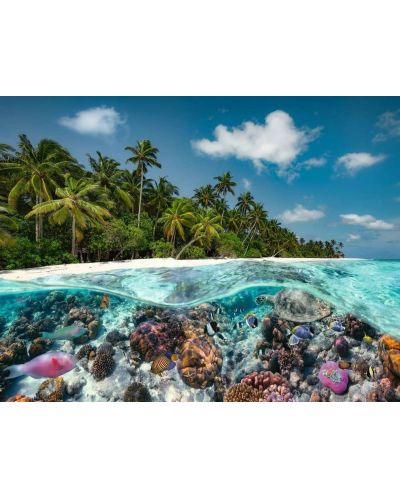 Puzzle Ravensburger din 2000 de piese - Scufundare în Maldive - 2