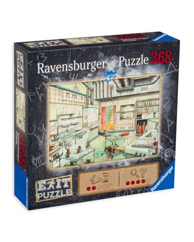 Puzzle-ghicitoare Ravensburger de 368 piese - Laborator - 1