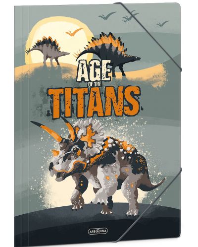 Ars Una Age of the Titans dosar cu gumă de șters - A4 - 1