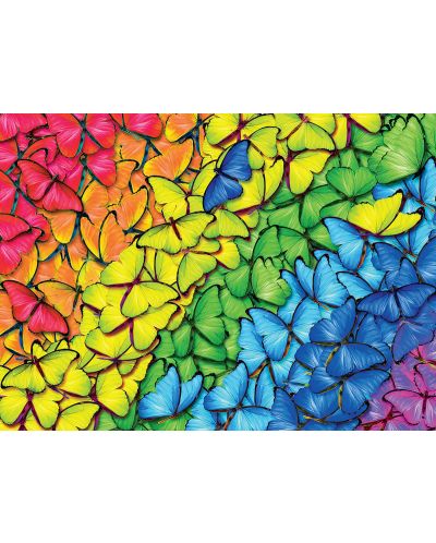 Puzzle Eurographics de 1000 piese - Butterfly Rainbow - 2
