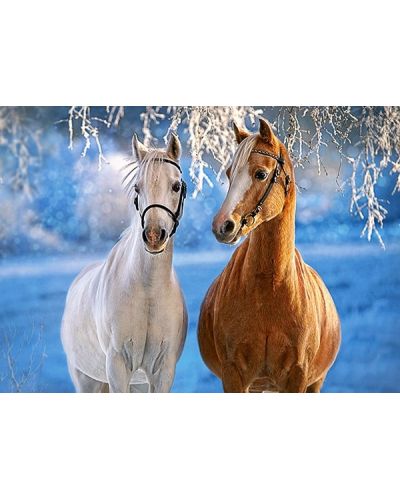 Puzzle Castorland de 260 piese - The Winter Horses - 2