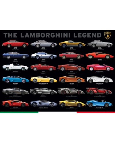 Puzzle Eurographics de 1000 piese – Legenda Lamborghini - 2