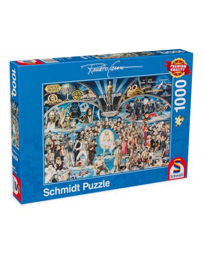 Puzzle Schmidt de 1000 piese - Renato Casaro Hollywood - 1