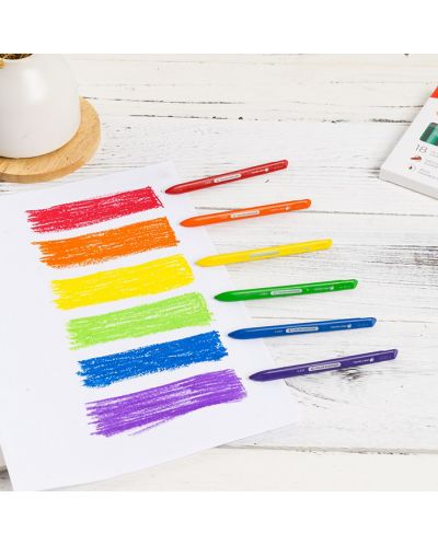 Creioane colorate Deli Color Emotion - EC20010, 18 culori - 2