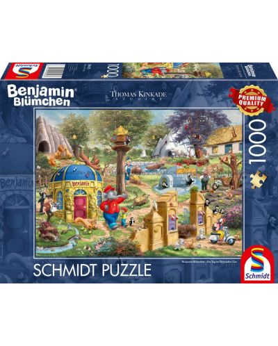 Puzzle Schmidt din 1000 de piese - Zoo Benjamin - 1
