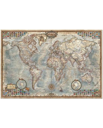 Puzzle Educa din 4000 de piese - Harta lumii - 2