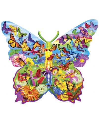 Puzzle Master Pieces de 1000 piese -Butterfly Shape - 2