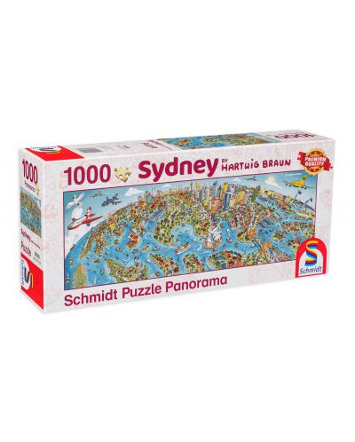 Puzzle panoramic Schmidt de 1000 piese - Hartwig Braun Sydney - 1