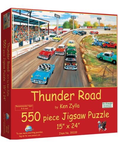 Puzzle SunsOut din 550 de piese - Thunder Road - 1