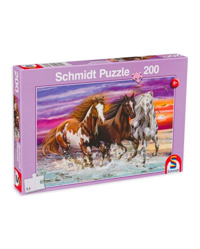 Puzzle Schmidt de 200 piese - Trio Of Wild Horses - 1