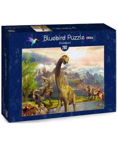 Puzzle Bluebird de 260 piese - Dinosaurs - 1