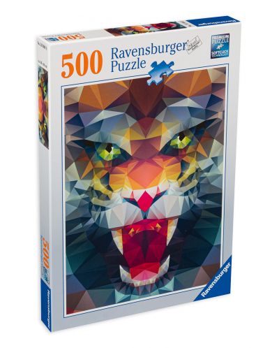 Puzzle Ravensburger din 500 de piese - Leu multilateral - 1