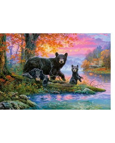 Castorland 1000 de piese Puzzle - Familia de ursi - 2