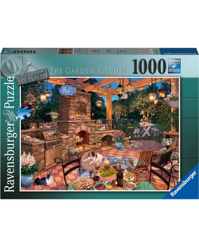 Puzzle Ravensburger 1000 de piese - Bucătăria din grădină - 1
