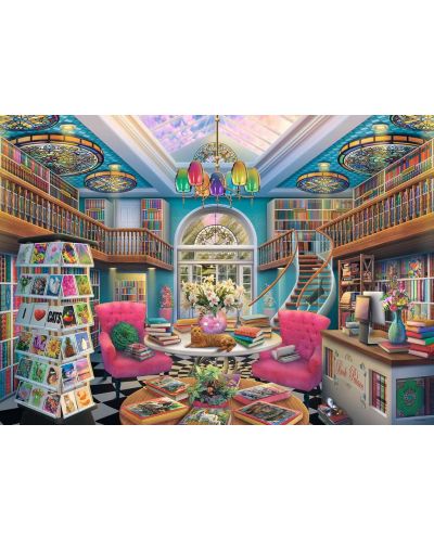 Puzzle Ravensburger de 1000 de piese - În bibliotecă - 2