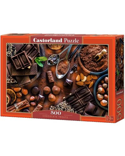 Puzzle Castorland din 500 de piese - Delicii ciocolată - 1