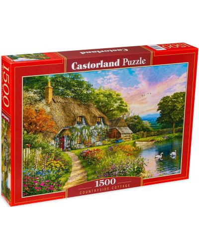 Puzzle de 1500 de piese Castorland - Villa by the River - 1