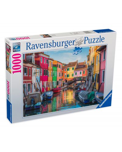 Puzzle Ravensburger cu 1000 de piese - Burano, Italia - 1