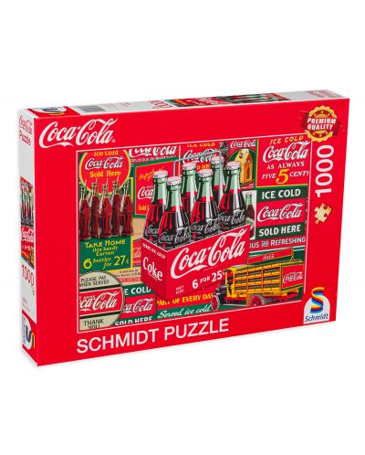 Puzzle Schmidt din 1000 de piese - Coca-Cola - 1