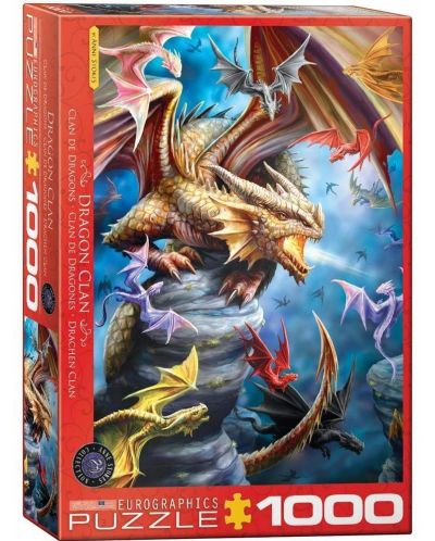 Puzzle Eurographics de 1000 piese - Dragon Clan - 1